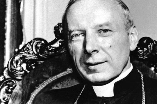Picture dated 15 April 1966 in Gniezno of Polish cardinal Stefan Wyszynski (1901-81).