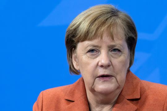 Bondskanselier Merkel op 13 december 2020 (foto: AFP)