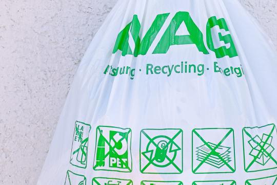 Recyclezak voor plastic