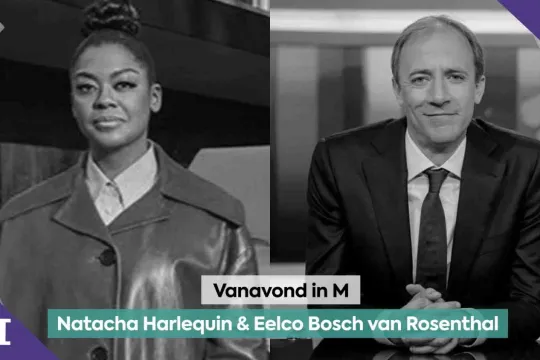 Natacha Harlequin en journalist Eelco Bosch van Rosenthal 