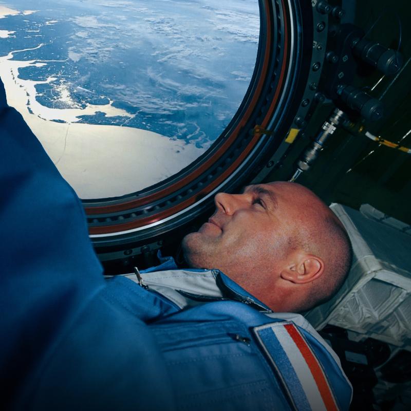 André Kuipers in de ruimte