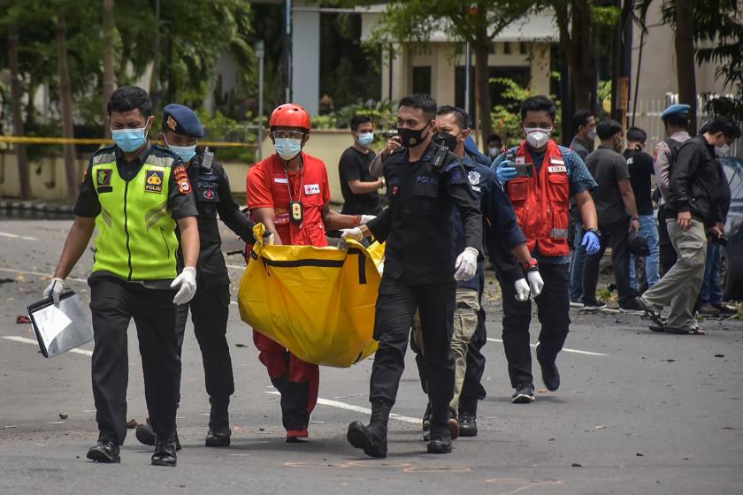 Gewonden na bomexplosie bij kerk Makassar