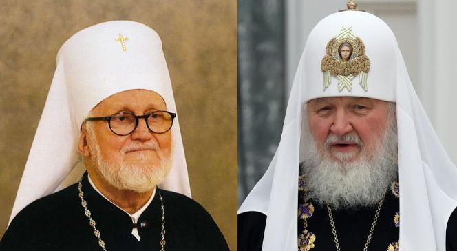 Métropolite Jean de Doubna et patriarche Cyrille de Moscou