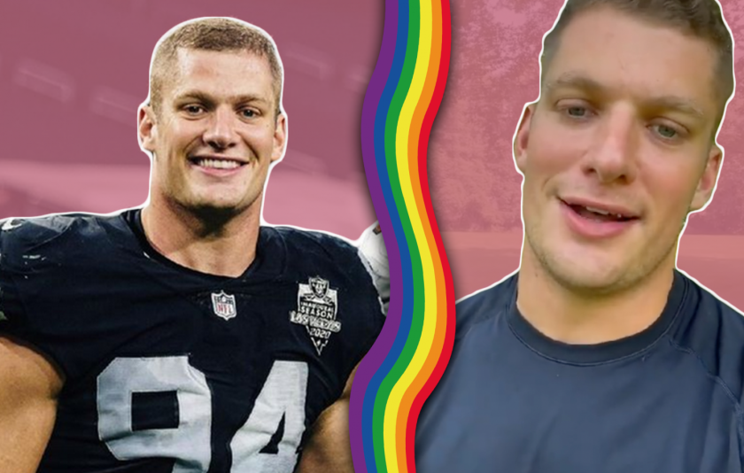 Carl Nassib (28): eerste actieve American-footballspeler die bekendmaakt dat hij homoseksueel is