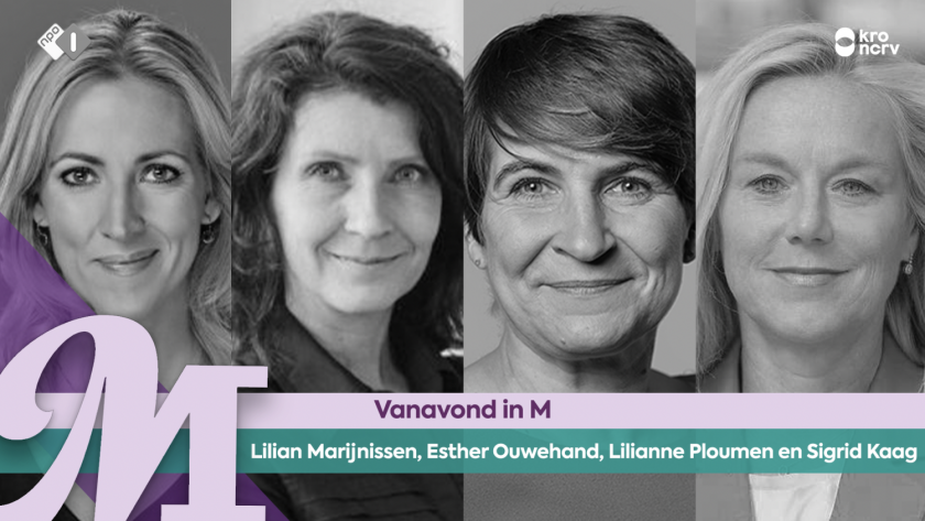 Lilian Marijnissen, Esther Ouwehand, Lilianne Ploumen en Sigrid Kaag