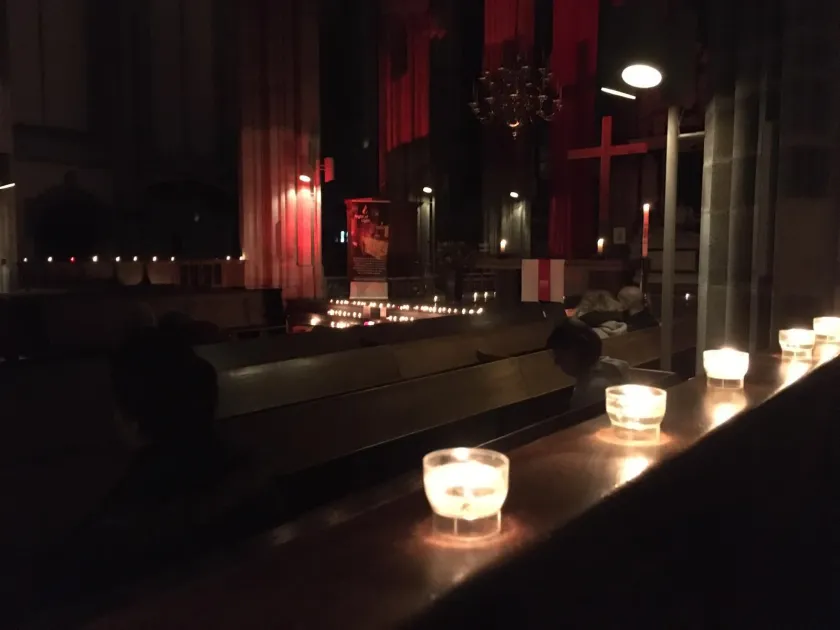 Met hart en ziel (20.03.05) interieur Domkerk Night of Light