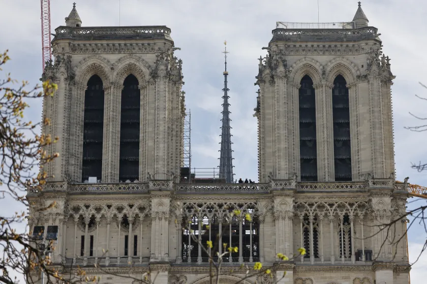 Notre-Dame de Paris op 14 maart 2024