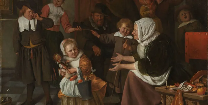 Rijksmuseum - Jan Steen - Het Sint-Nicolaasfeest