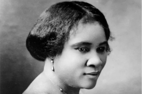 De eerste vrouwelijke miljonair van Amerika was de zwarte Madam C.J. Walker