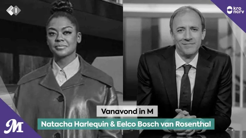 Natacha Harlequin en journalist Eelco Bosch van Rosenthal 