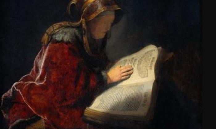 Zin in Weekend (2019): Bijbelse portretten van Rembrandt: profetes Hanna