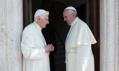 Benedictus en Franciscus 2015